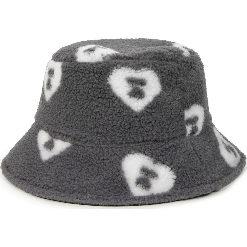 Women Bape Apee Logo Double Sided Bucket Hat Caps Black USA | WX1297227