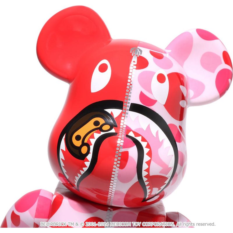 Women Bape Baby Milo Camo Shark Be@rbrick 100%&400% Figure Pink USA | DM8234724