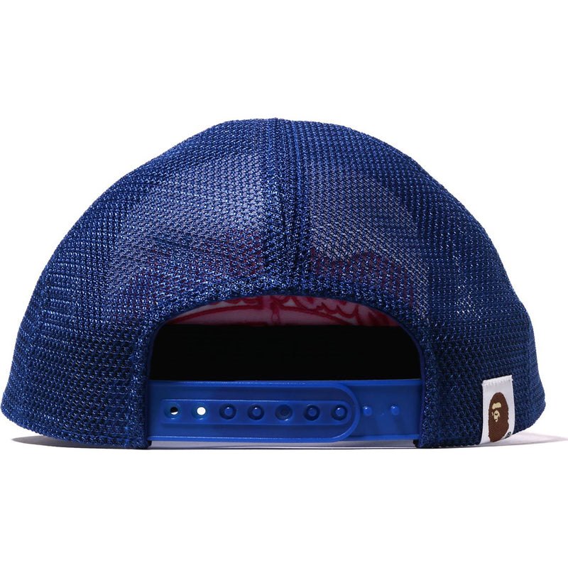 Women Bape Baby Milo Embroidery Mesh Cap Caps Blue USA | RA7359439