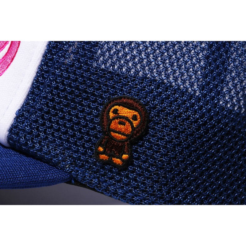 Women Bape Baby Milo Embroidery Mesh Cap Caps Blue USA | RA7359439