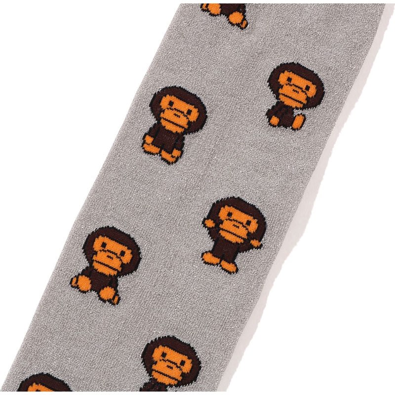 Women Bape Baby Milo Glitter Socks Socks Gray USA | UW7923993