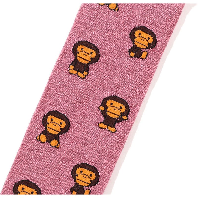 Women Bape Baby Milo Glitter Socks Socks Pink USA | LV5613063