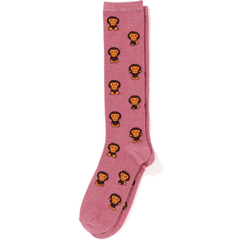 Women Bape Baby Milo Glitter Socks Socks Pink USA | LV5613063