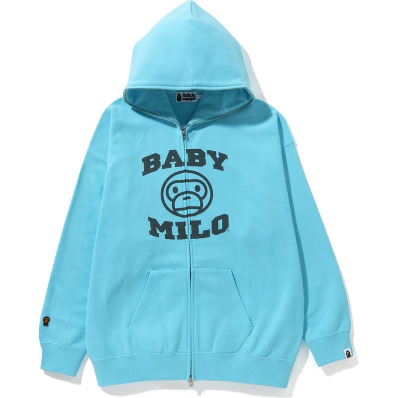 Women Bape Baby Milo Oversized Full Zip Hoodie Hoodie Pink USA | GU4755675