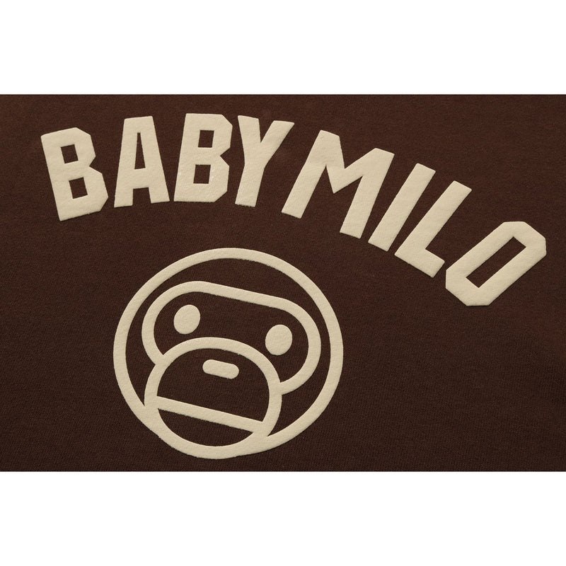 Women Bape Baby Milo Oversized Pullover Hoodie Hoodie Brown USA | BN3229829