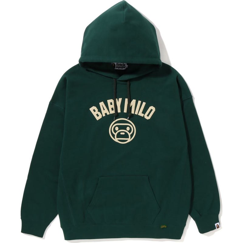 Women Bape Baby Milo Oversized Pullover Hoodie Hoodie Olivedrab USA | ED6487547