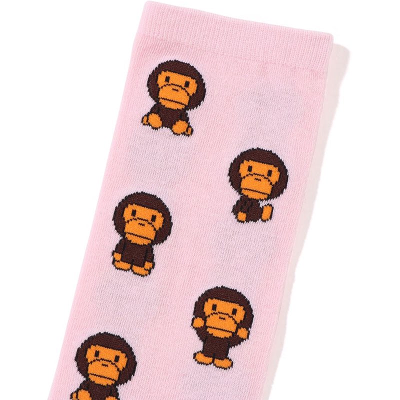 Women Bape Baby Milo Socks Socks Pink USA | HW3530350