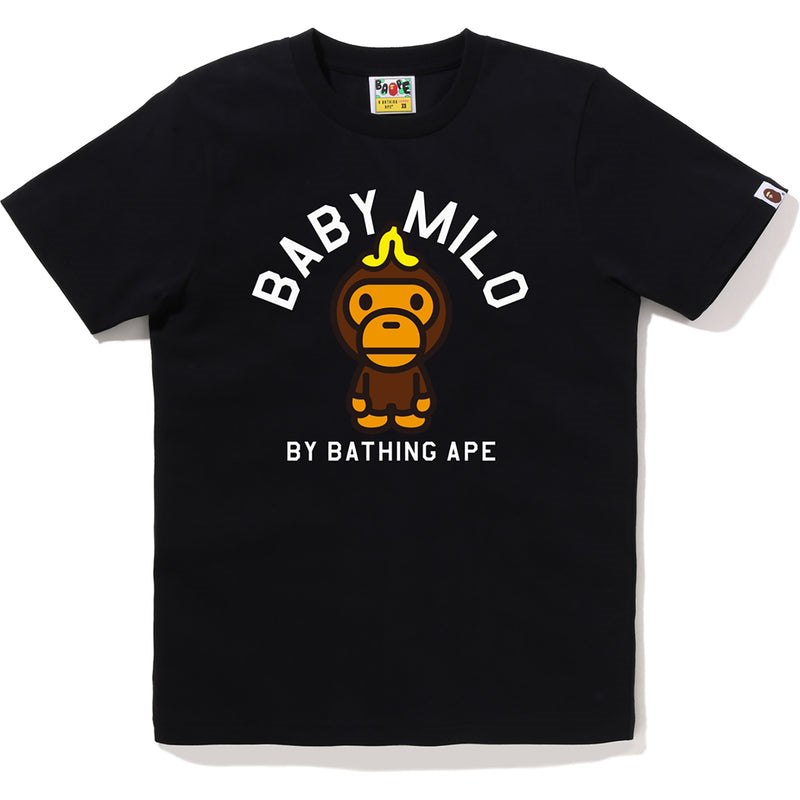 Women Bape Banana On Baby Milo Tee T Shirts Black USA | LM4622762