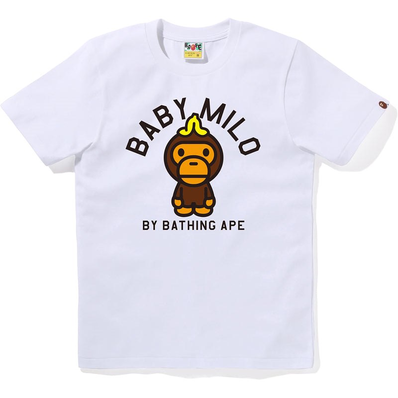 Women Bape Banana On Baby Milo Tee T Shirts White USA | AK4650560