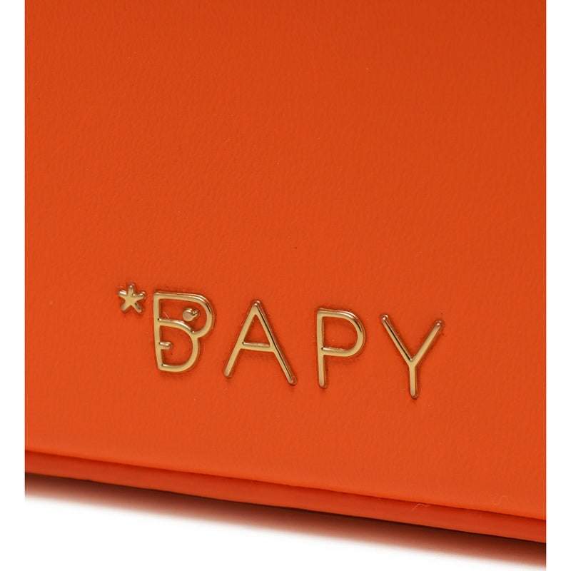 Women Bape Bapy Leather Box Crossbody Bag Bags Orange USA | SA2088508