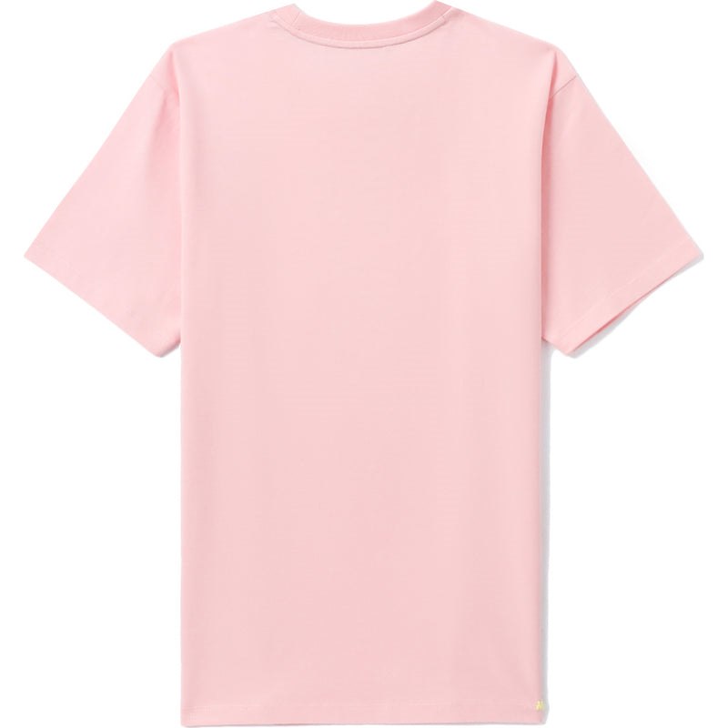 Women Bape Bapy Logo Tee T Shirts Light Pink USA | UC8740870