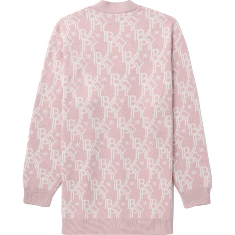 Women Bape Bapy Monogram Cardigan Knitwear Light Pink USA | JA5670160