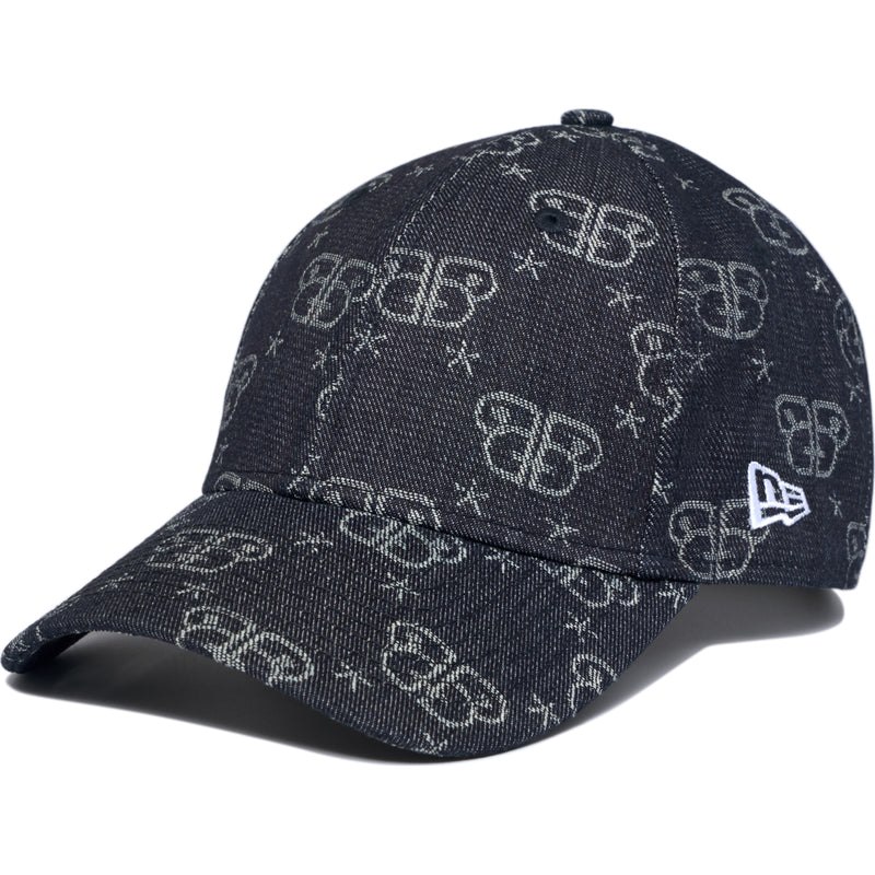 Women Bape Bapy New Era Monogram Cap Caps Dark Blue USA | HU3446946