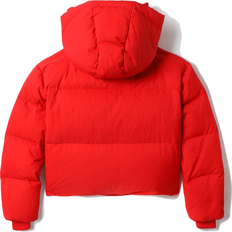 Women Bape Bapy Puffy Down Jacket Jackets Red USA | NL5941391