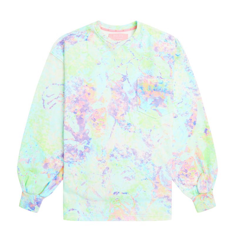 Women Bape Bapy Tie-dyed Effect Sweatshirt Sweatshirts Multicolor USA | CV5826886