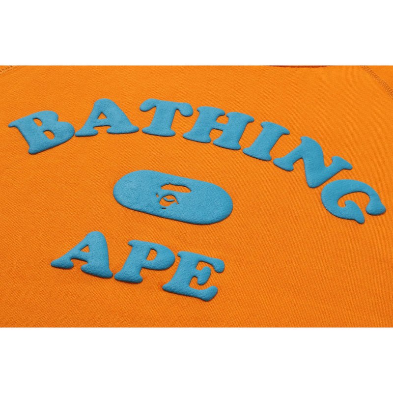 Women Bape Bathing Ape Oversized Pullover Hoodie Hoodie Orange USA | CG9651761