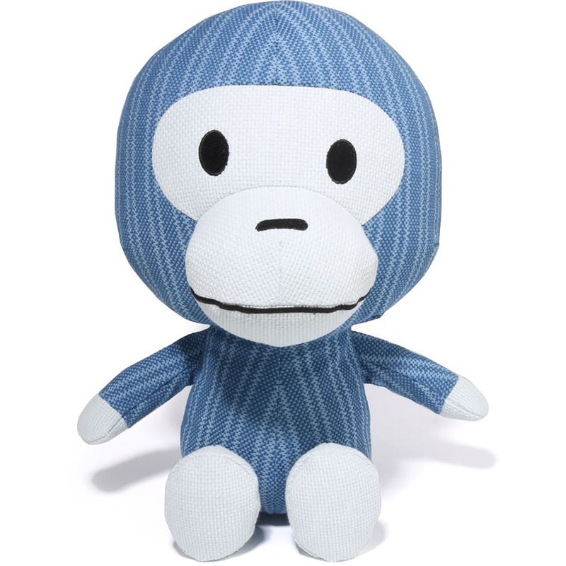 Women Bape Big Baby Milo Plush Doll Figure Navy USA | AB2942292