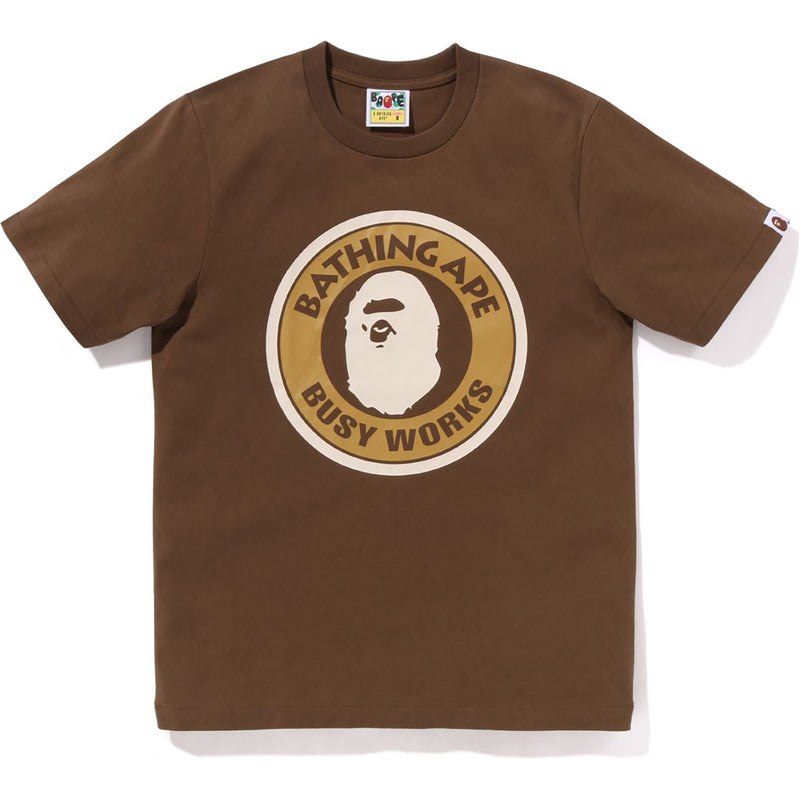 Women Bape Busy Works Tee T Shirts Brown USA | AY0359139