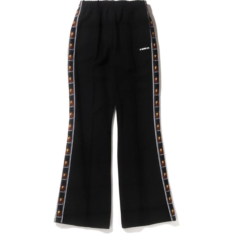 Women Bape By Bathing Ape Flare Jersey Pants Pants Black USA | LK7234024