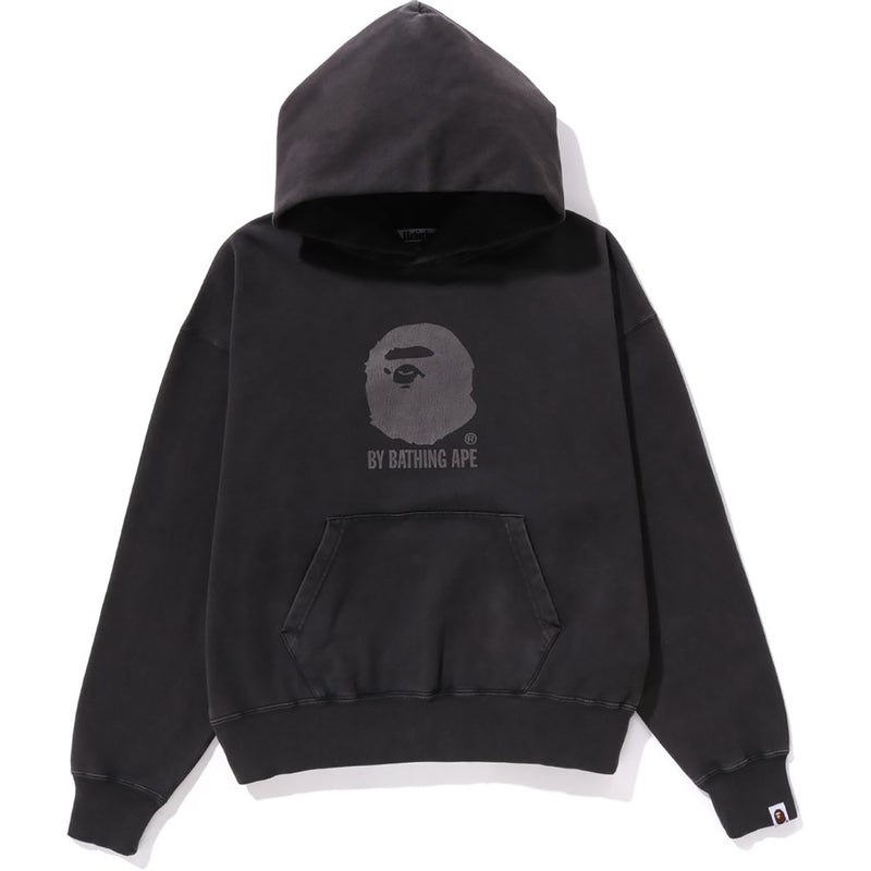 Women Bape By Bathing Pigment Dye Pullover Hoodie Hoodie Black USA | QG1981291