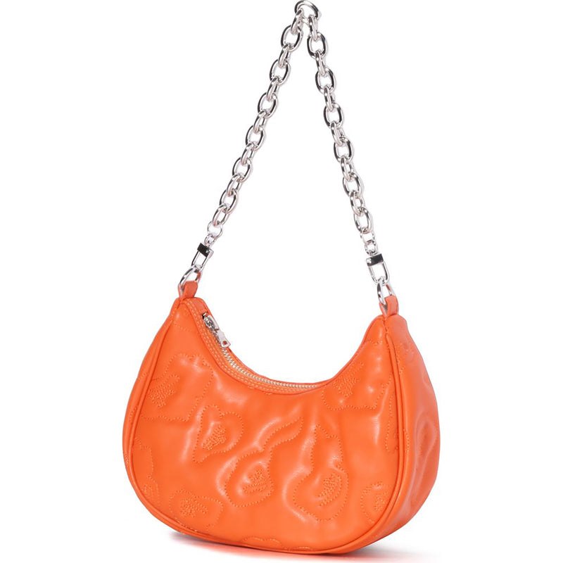 Women Bape Camo Quilting Moon Bag Bags Orange USA | GX6638668