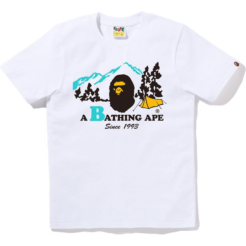 Women Bape Camp Tee T Shirts White USA | FJ1817787