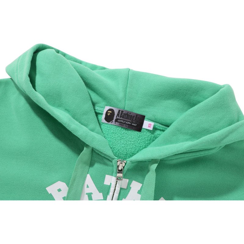 Women Bape College Gradation Oversized Zip Hoodie Hoodie Green USA | AR1912392