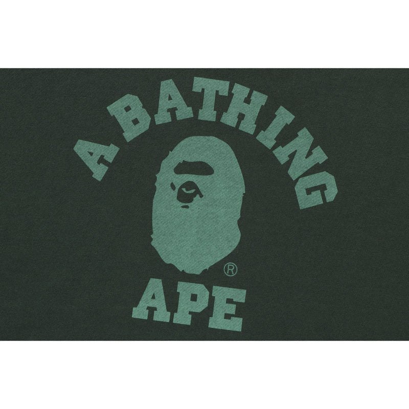 Women Bape College Pullover Wide Hoodie Hoodie Green USA | RY3290020