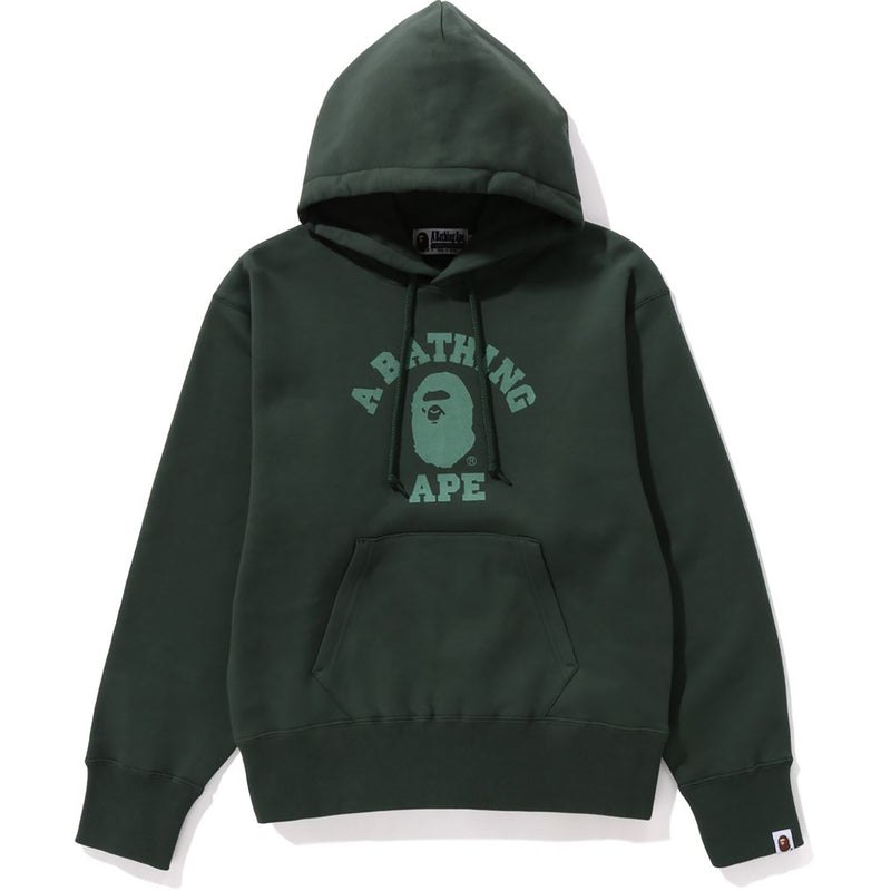 Women Bape College Pullover Wide Hoodie Hoodie Green USA | RY3290020