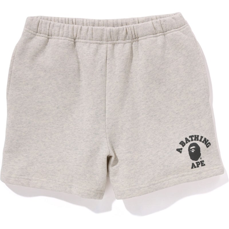 Women Bape College Sweat Shorts Shorts Grey USA | AI7145715