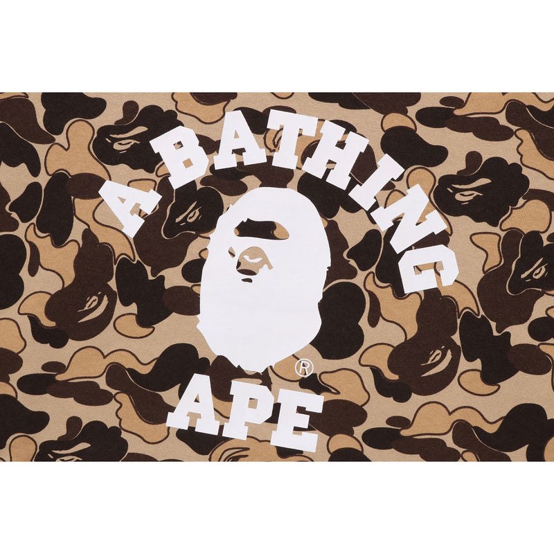 Women Bape Cookie Camo 2 College Oversized Crewneck Sweatshirts Brown USA | LR6597457