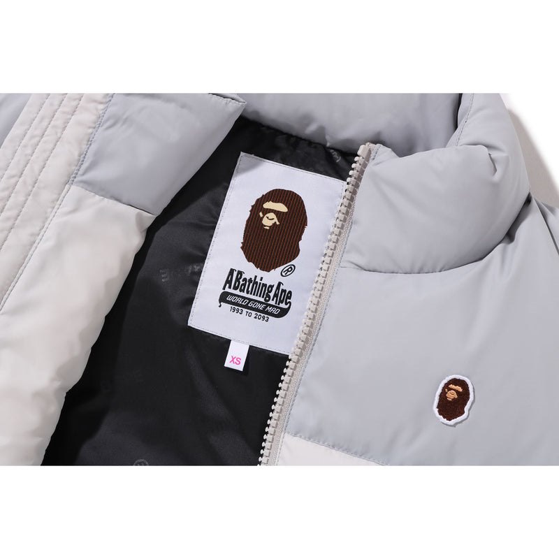 Women Bape Detachable Down Jacket Jackets Grey USA | LG6237127