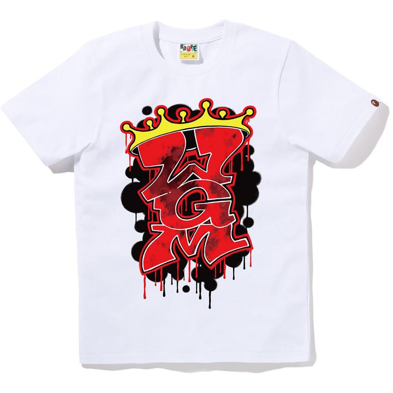 Women Bape Graffiti Wgm Tee T Shirts White USA | JK3243823