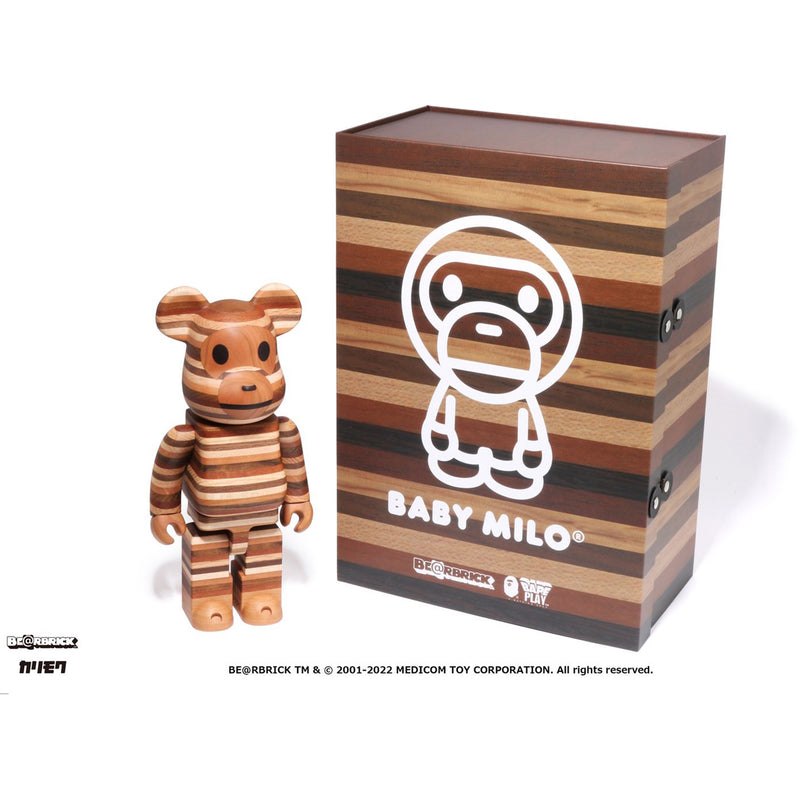 Women Bape Karimoku Horizon Baby Milo Be@rbrick 400% Figure Multi USA | SO7545855