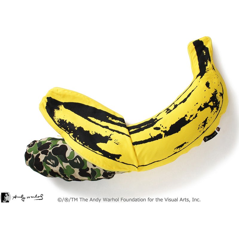 Women Bape Medicom Toy Andy Warhol Abc Banana Cushion Small Home Green USA | MR0671861