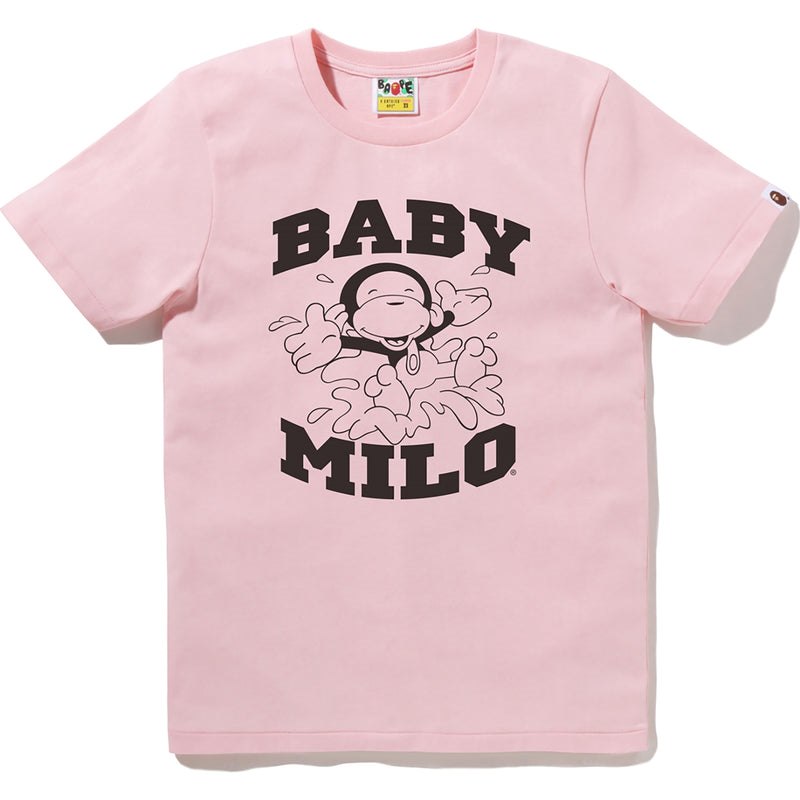 Women Bape Milo Playing In The Water Tee T Shirts Pink USA | LP4327237