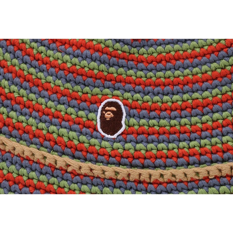 Women Bape Multi Hoop Knit Hat Caps Green USA | XM9631261