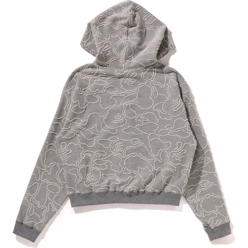 Women Bape Neon Camo Jacquard Zip Hoodie Hoodie Grey USA | OO6225225