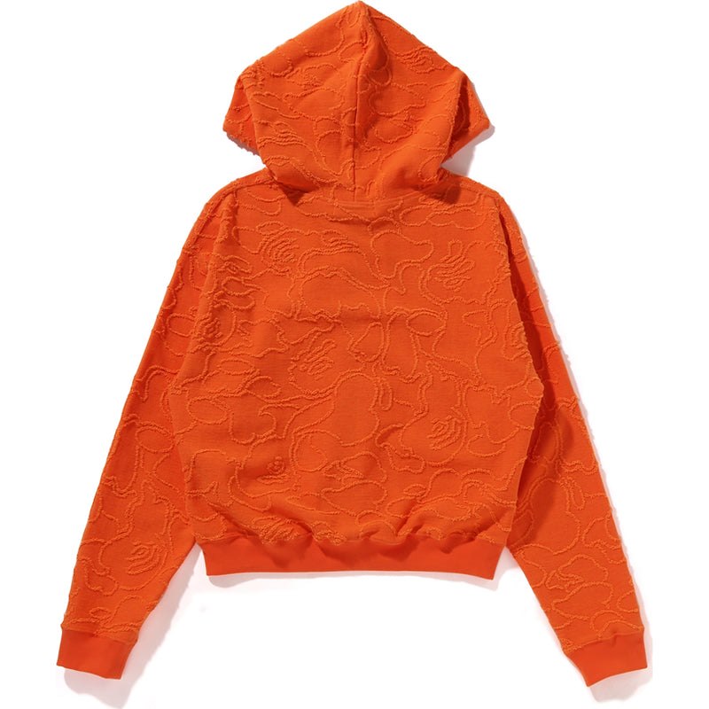 Women Bape Neon Camo Jacquard Zip Hoodie Hoodie Orange USA | VK9996596