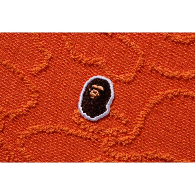 Women Bape Neon Camo Jacquard Zip Hoodie Hoodie Orange USA | VK9996596