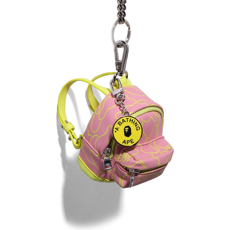 Women Bape Neon Camo Micro Backpack Bags Pink USA | XO6479649