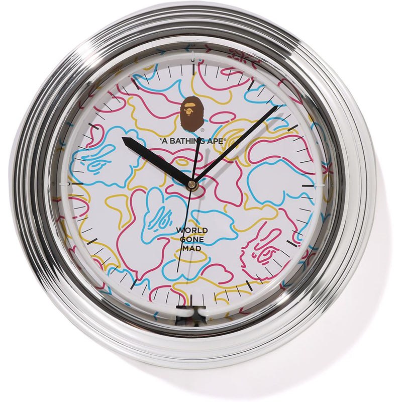 Women Bape Neon Clock Home Multi USA | ET2416446