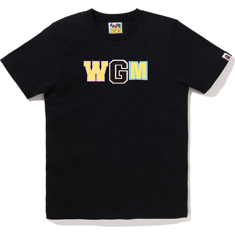 Women Bape New Multi Camo Wgm Shark Tee T Shirts Black USA | QE7859789