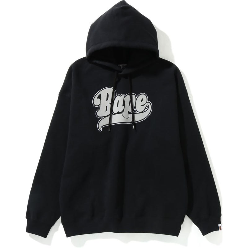 Women Bape Oversized Pullover Hoodie Hoodie Black USA | ZV0153513