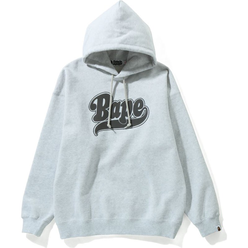 Women Bape Oversized Pullover Hoodie Hoodie Grey USA | KE2788178