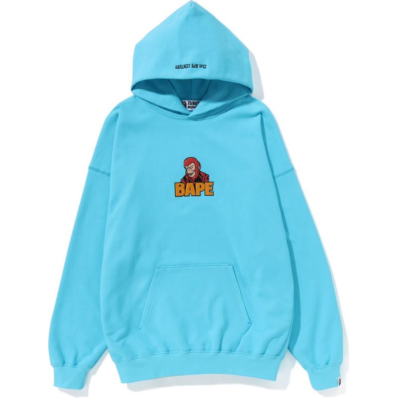 Women Bape Oversized Pullover Hoodie Hoodie Sax USA | YP4622462