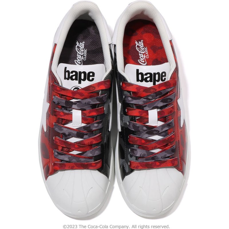 Women Bape Skull Sta X Coca-cola Sneakers Multicolor USA | YD2670260