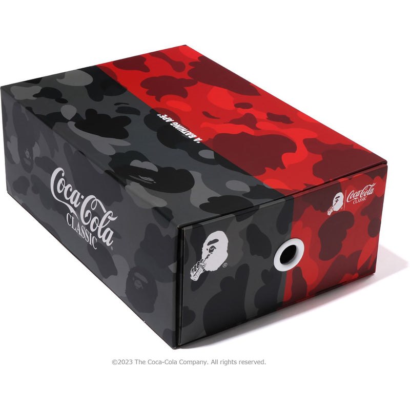 Women Bape Skull Sta X Coca-cola Sneakers Multicolor USA | YD2670260