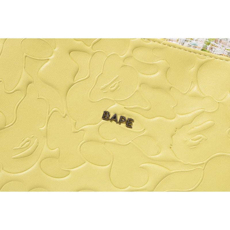 Women Bape Solid Camo Drawstring Bag Bags Yellow USA | UD9048008