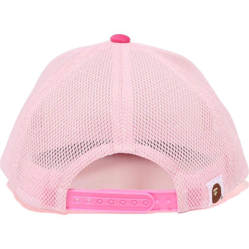 Women Bape Sta Mesh Cap Caps Pink USA | RP3573153